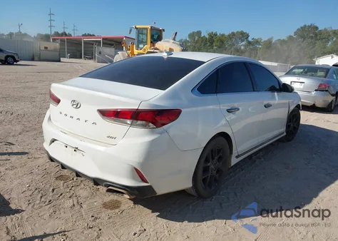 2018 Hyundai Sonata Sport 2.0T из США, поврежденный, VIN 5NPE34AB3JH693669
